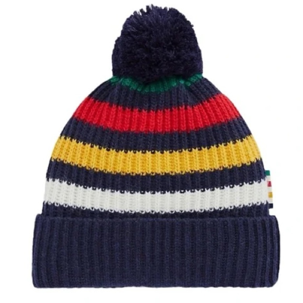 HBC Stripes Kids Winter Hat and Mittens - Picture 2 of 5